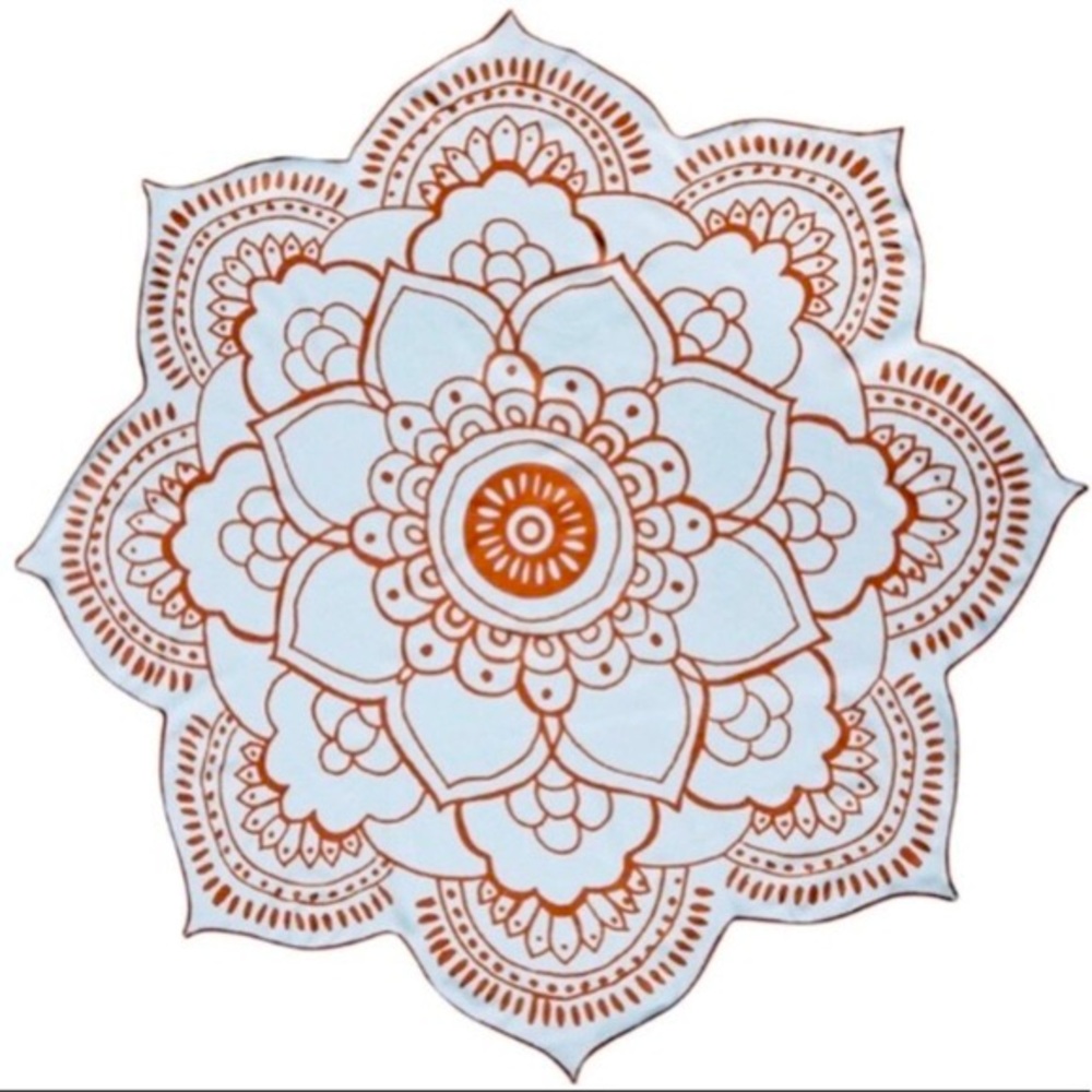 Lotus flower beach towel